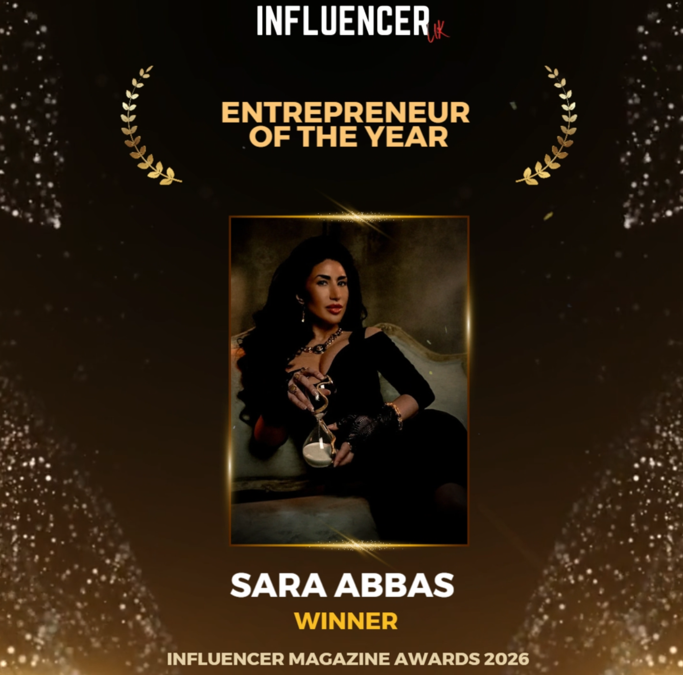 Sara Abbas Wins ‘Entrepreneur of the Year’ at Influencer Magazine Awards 2026